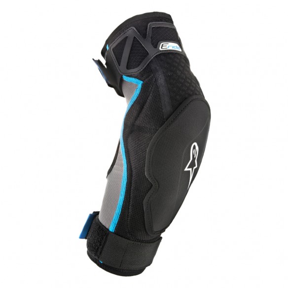 Protector Codo E-Ride Neg/Cyan