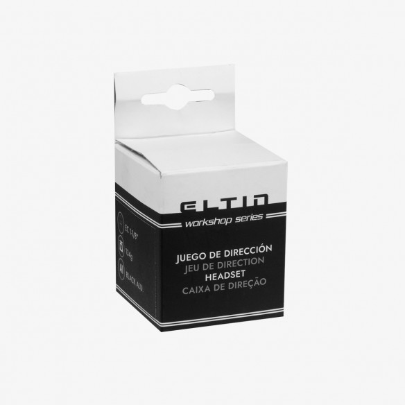 Dirección roscada de bicicleta Eltin 1 Acero negro