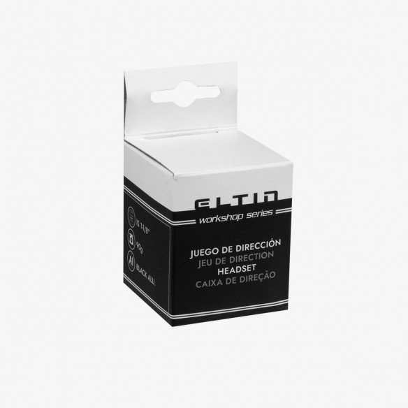 Dirección semi integrada bicicleta Eltin - ZS 1-1/8 Aluminio negra