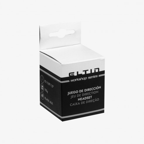 Dirección bicicleta integrada Eltin - IS 1 1/8-1,5 Aluminio negra