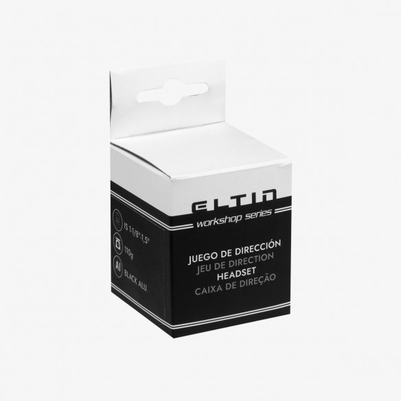 Dirección bicicleta integrada Eltin - IS 1 1/8-1,5 Aluminio negra