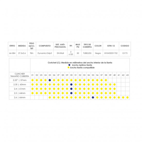 Cubierta Newton MTR Enduro 27.5x2.6 TLC Neg