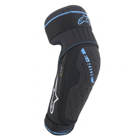 Protector Codo E-Ride Neg/Cyan