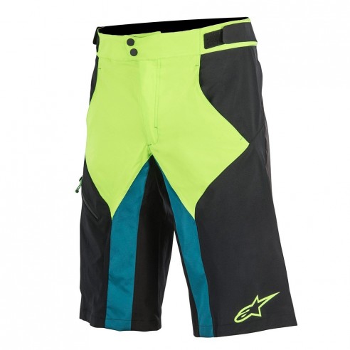 Shorts Outrider Wr Neg/Vrd sin gamuza