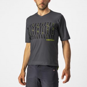 Camiseta Trail Tech Gr osc/Neg/Lim Elec
