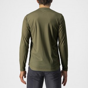 Camiseta Trail Tech m/l Vrd Oliv/Gr osc/Nrj Rust 2