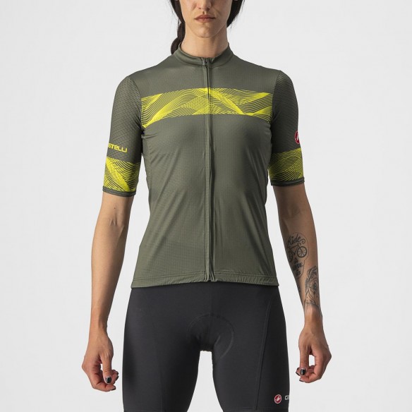 Maillot Fenice W Vrd Milit/Sulphur