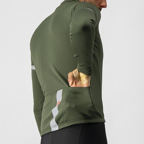 Maillot Fondo 2 FZ Vrd Milit/Pt Reflex