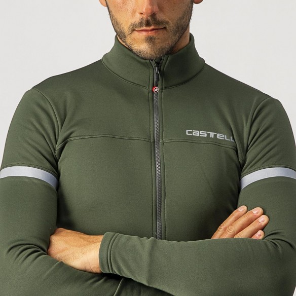 Maillot Fondo 2 FZ Vrd Milit/Pt Reflex