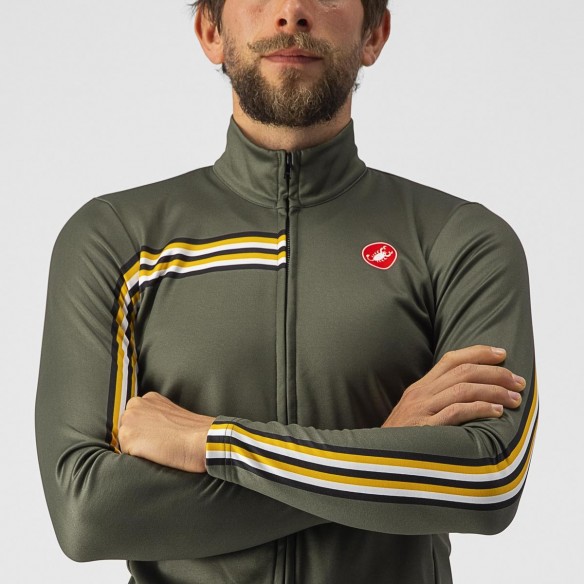 Maillot Unlimited Thermal Vrd Milit/Dorado