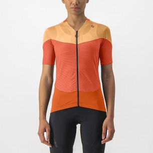 Maillot Gradient Color Block W  Rj Lava/Nrj cl