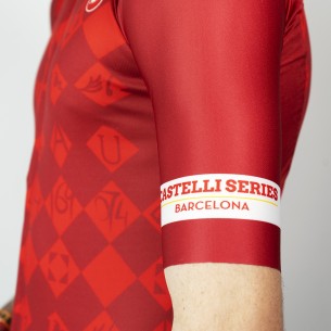 Maillot Squadra Modernisme Rojo - Castelli Series Barcelona 2