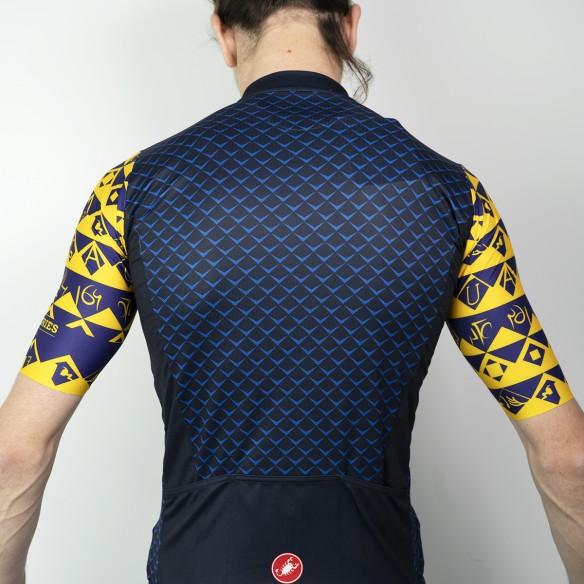 Maillot Squadra Modernisme Azul - Castelli Series Barcelona