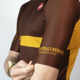 Maillot Squadra Ciutat Vella Ocre - Castelli Series Barcelona 2