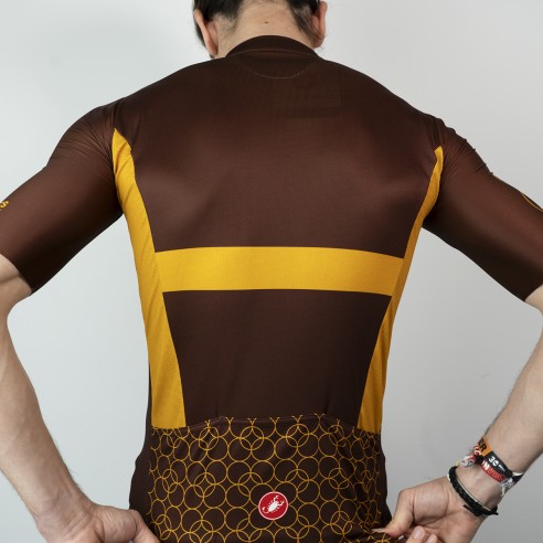 Maillot Squadra Ciutat Vella Ocre - Castelli Series Barcelona