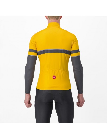 Maillot Retta m/l Dorado/Gr osc