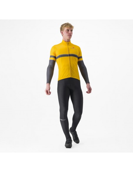 Maillot Retta m/l Dorado/Gr osc