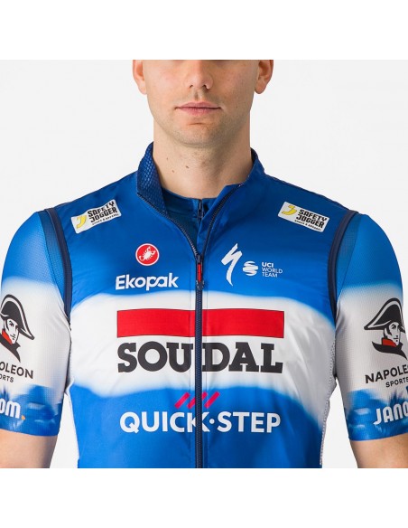 Chaleco Pro Light Wind Az osc/Bln Soudal QuickStep 2024