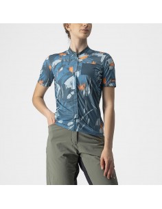 Maillot UNLTD Sentiero W Vrd/Az/Coral Flash