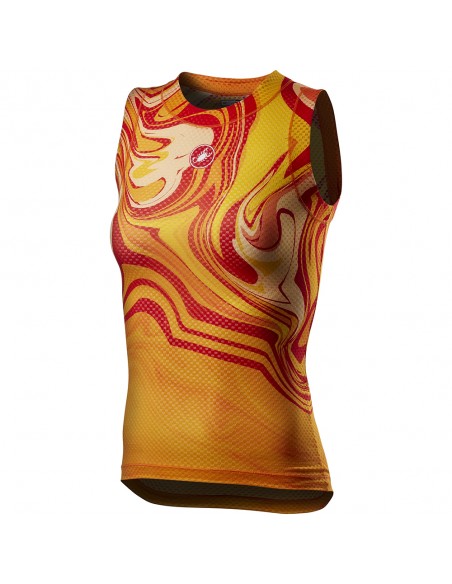 Camiseta Pro Mesh W s/m Azafrán