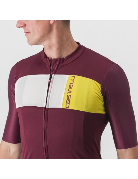 Maillot Prologo 7 Burdeos/Marfil/Fruta Pasión