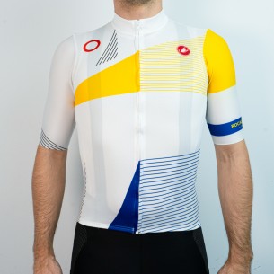 Maillot Squadra Rocacorba Blanco - Castelli Series Girona