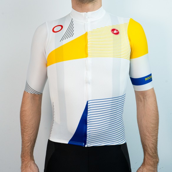 Maillot Squadra Rocacorba Blanco - Castelli Series Girona