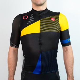 Maillot Squadra Rocacorba Negro - Castelli Series Girona