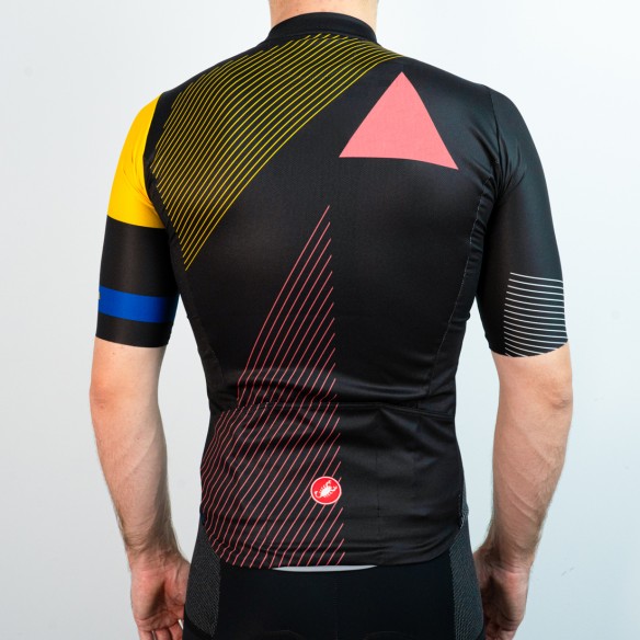 Maillot Squadra Rocacorba Negro - Castelli Series Girona