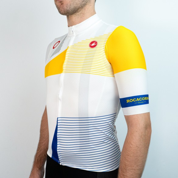 Maillot Squadra Rocacorba Blanco - Castelli Series Girona
