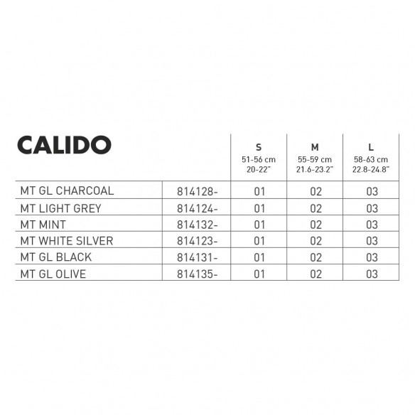 Calido Vrd Oliv MT.GL L 58-63