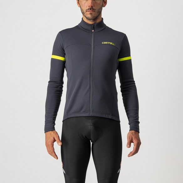 Maillot Fondo 2 FZ Gr osc/Am fl Reflex