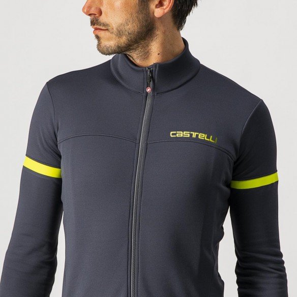 Maillot Fondo 2 FZ Gr osc/Am fl Reflex