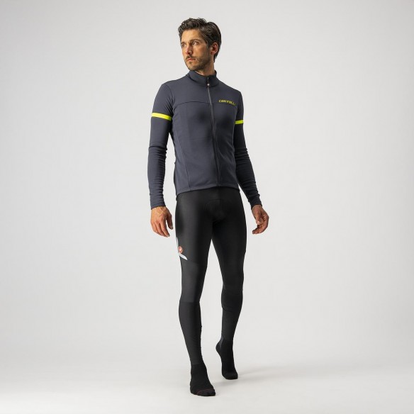 Maillot Fondo 2 FZ Gr osc/Am fl Reflex