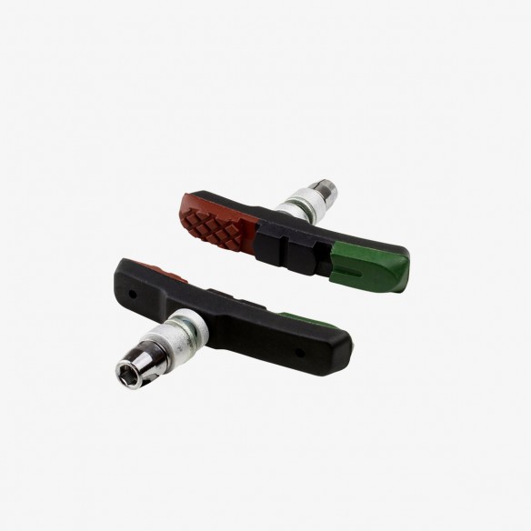 Zapatas tricolor de una pieza comp. Shimano XT/XTR 72mm
