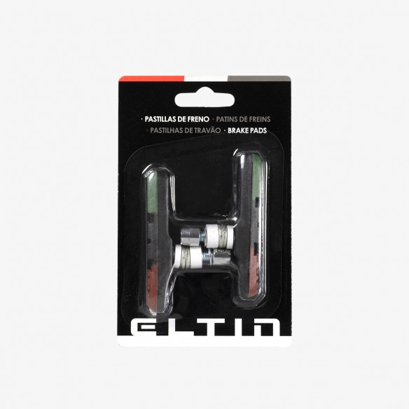 Zapatas tricolor de una pieza comp. Shimano XT/XTR 72mm