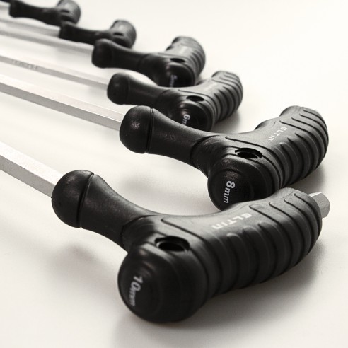 Juego de 8 llaves Allen con cabeza redondeada