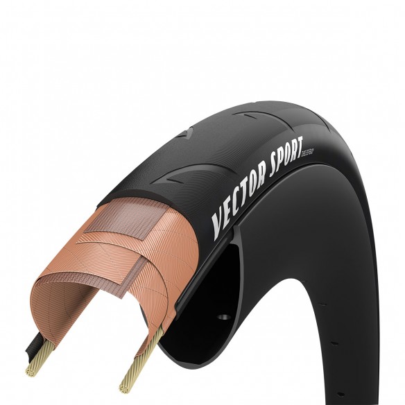 Cubierta Vector Sport 700x28 TLR Neg