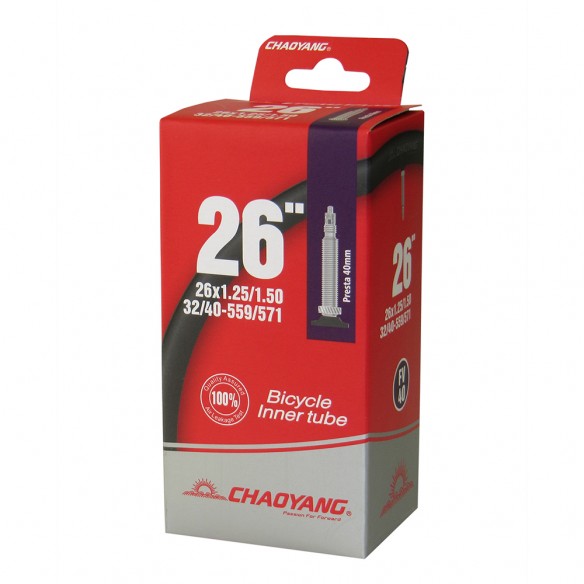 Cámara 26x1.25/1.50 FV 40mm