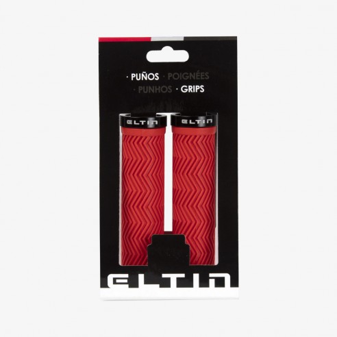 Puños tipo Gel rojo y negro