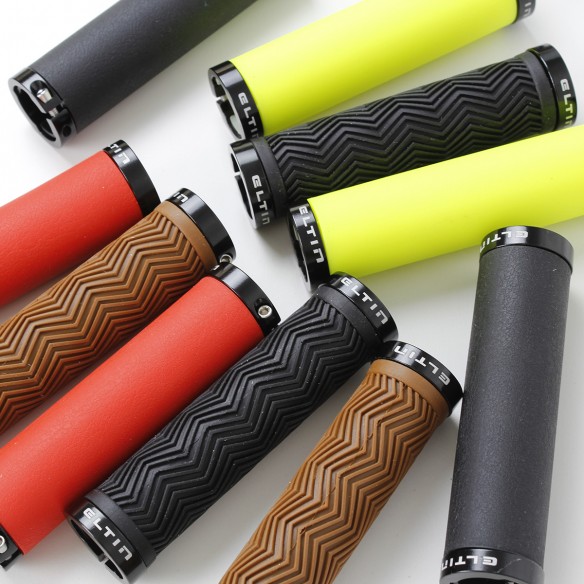 Puños Silicone Touch rojo y negro