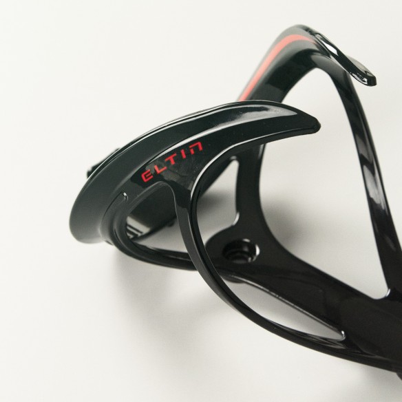 Portabidón Nerve - Fibra Negro/Rojo