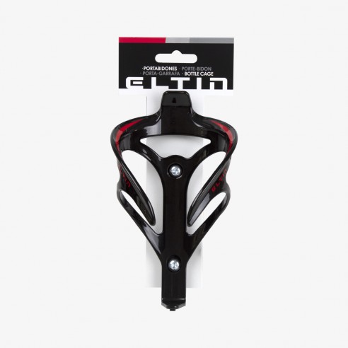 Portabidón Nerve - Fibra Negro/Rojo