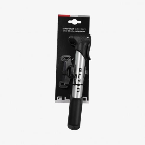 Hinchador Mini Aluminio Válvula Automática Plata