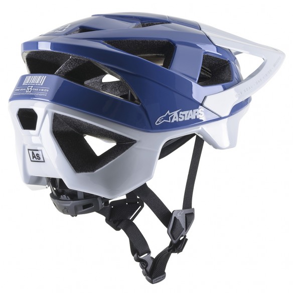 Casco Vector Pro A1 Azul/Gris brillante