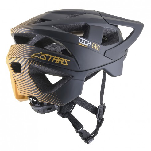 Casco Vector Pro A2 Negro/Mandarina mate