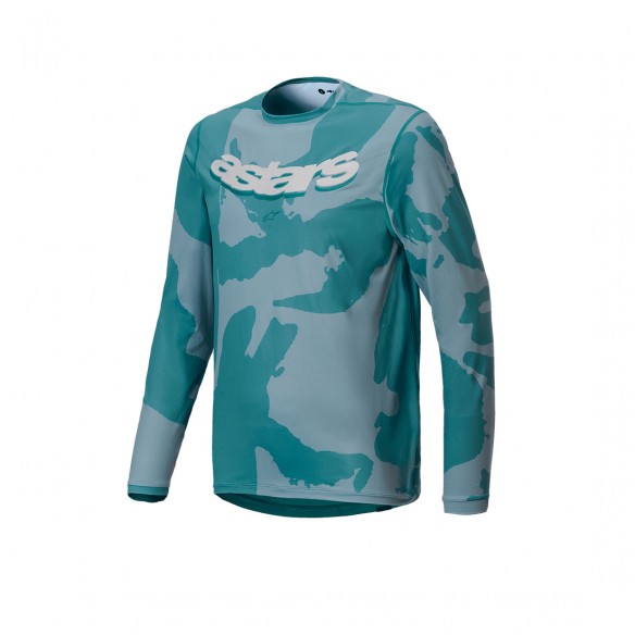 Maillot Youth A-Dura Hollow Camo m/l Plt/Pino/Camo