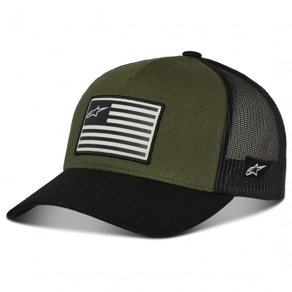 Gorra Flag Snapback Vrd militar/Neg