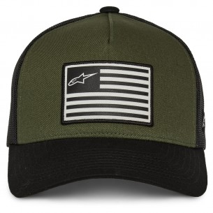 Gorra Flag Snapback Vrd militar/Neg 2