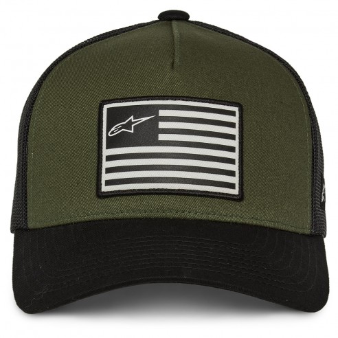 Gorra Flag Snapback Vrd militar/Neg